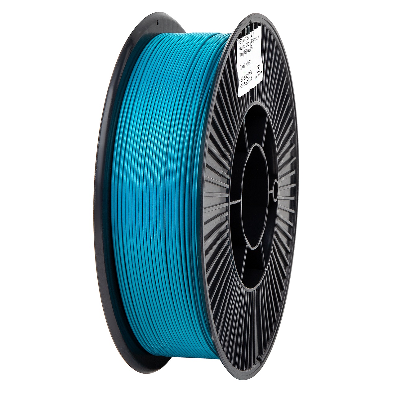 Філамент DSF PETG Teal, Classic Spool, 1.75мм, 0.78кг, 250м, H220-260°C, B60-90°C, Бірюзовий