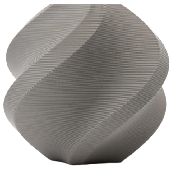 Філамент без котушки Bambu Lab PLA Basic Gray (10103), Refill, 1.75мм, 1кг, 330м, 190-230°C, Сірий