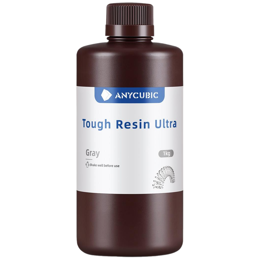 Фотополімерна смола Anycubic Tough Resin Ultra Grey (Сіра), 1kg