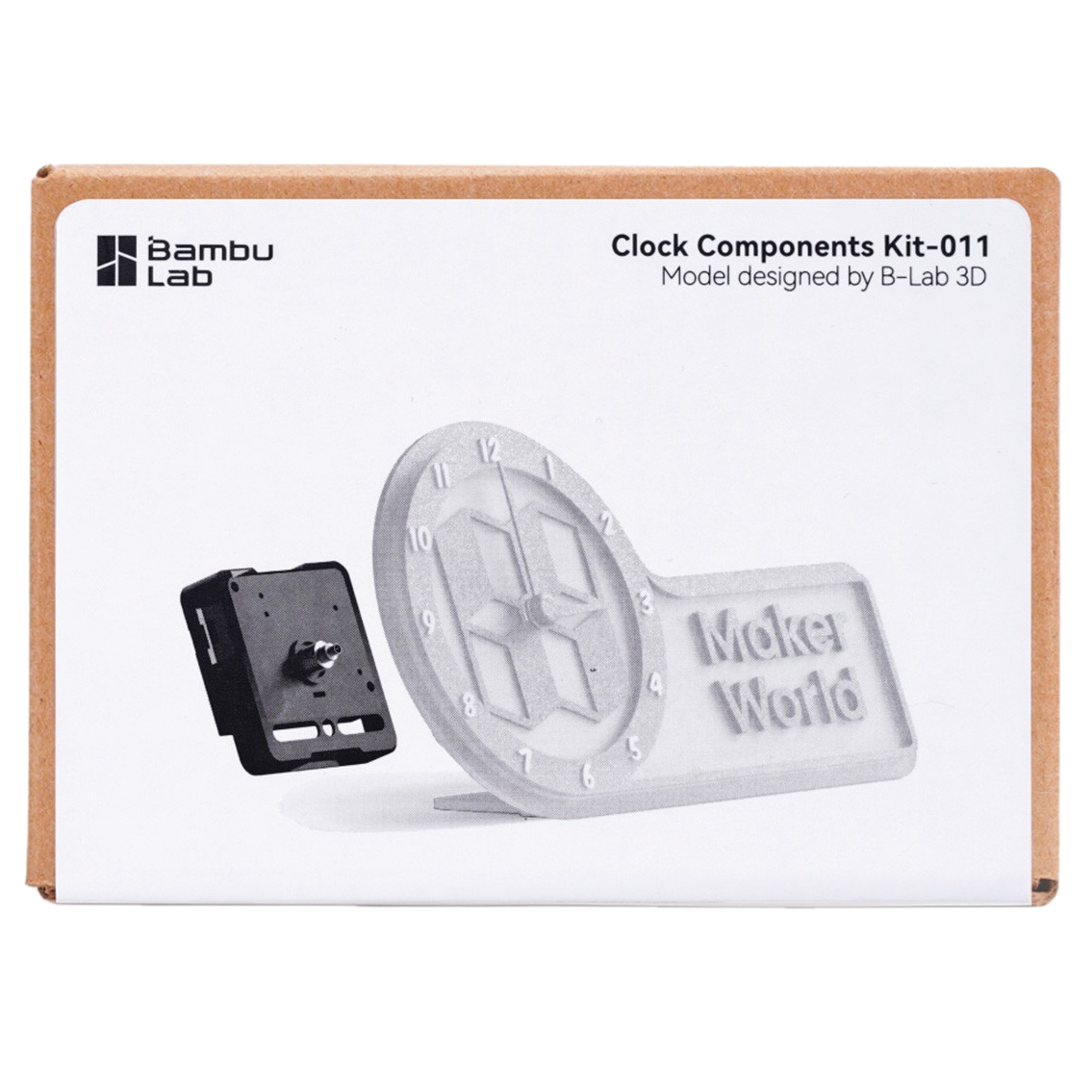 DIY комплект для друку та збірки — Годинниковий механізм Bambu Lab Clock Components Kit 011