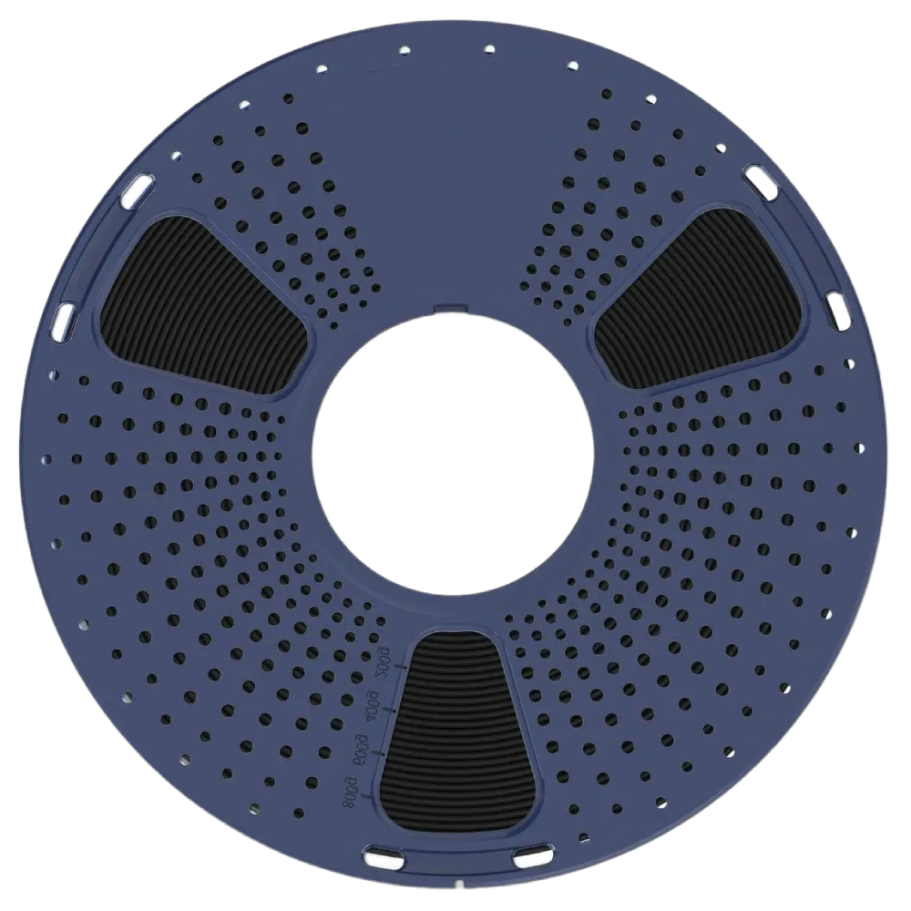 Філамент SUNLU PLA Matte Black (01541017Z), Reusable Spool, 1.75мм, 3кг, 990м, 205-245°C, Чорний