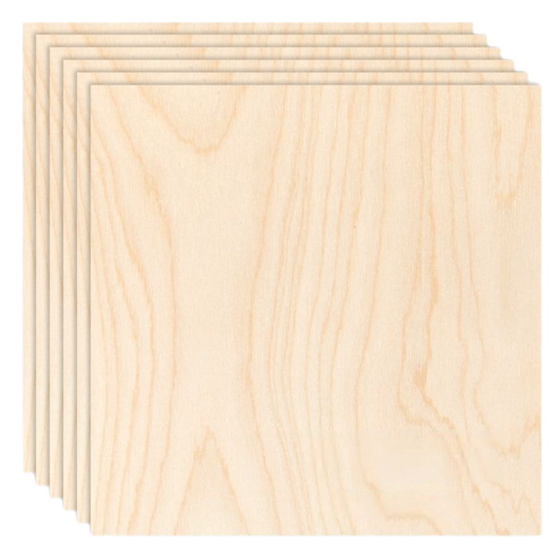 Фанера Bambu Lab Birch Plywood шліфована, 300*300*3мм, 6 штук (YA002)