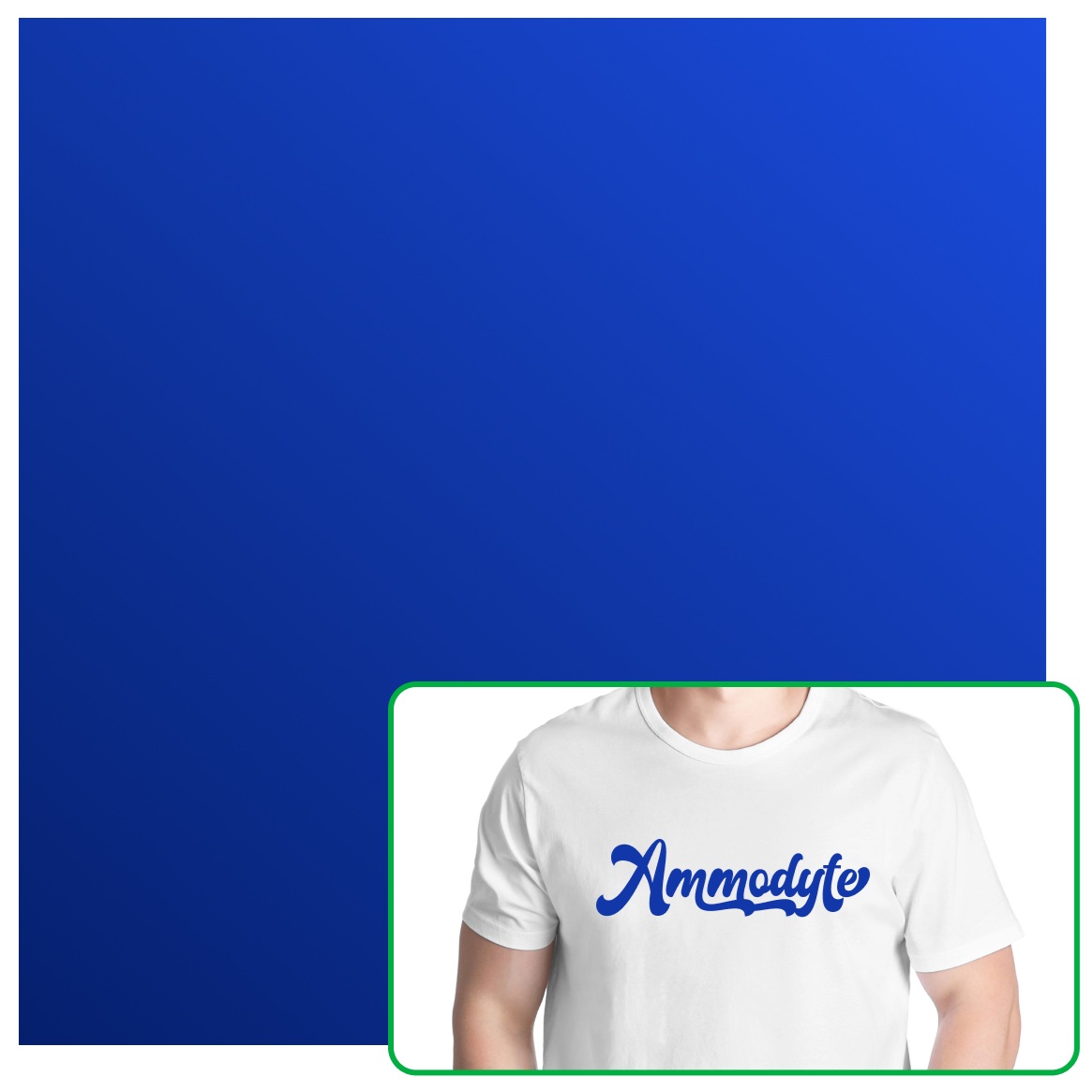 Вініловий лист Bambu Matte Heat Transfer Vinyl Sheet, 300*300мм, 10 штук, Royal Blue (YG008)