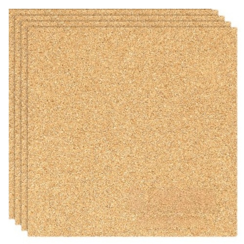 Корковий лист Bambu Cork Sheet, 300*300*2мм, 4 штуки (YL001)