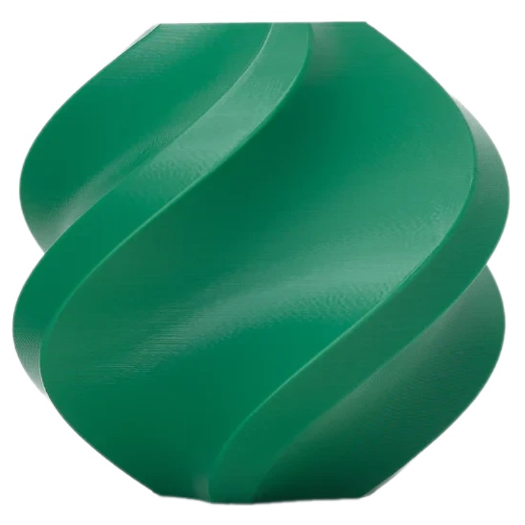 Філамент Bambu Lab PLA Basic Dark Green, 1.75мм, 1кг, без котушки, темно-зелений