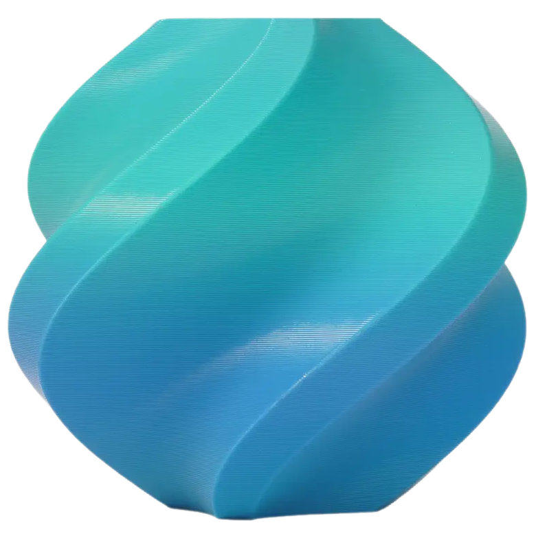 Філамент Bambu Lab PLA Basic Gradient Ocean to Meadow, 1.75мм, 1кг, бірюзово-блакитний