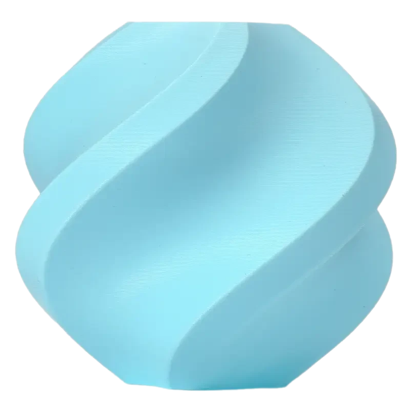 Філамент Bambu Lab PLA Matte, Reusable Spool, 1.75mm, 1kg, 315m, 190-230°C, Блакитний