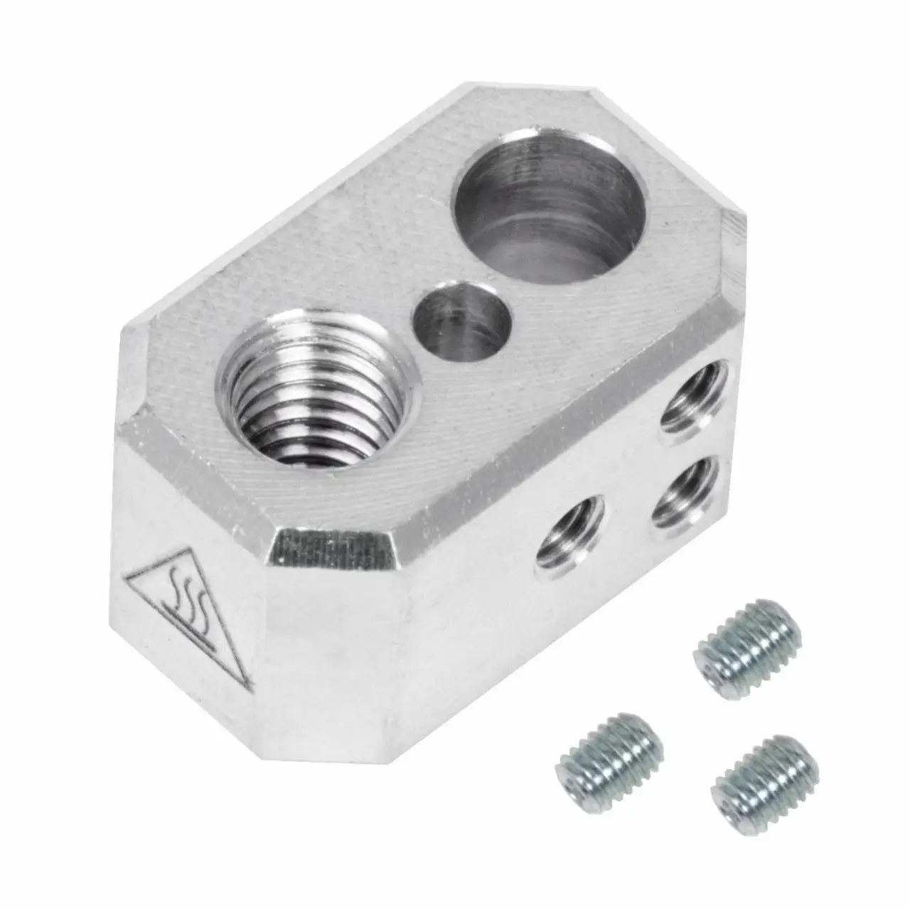 Хітблок Prusa Nextruder Heaterblock для XL/ MK3.9/ MK3.9S/ MK4/ MK4S, алюміній, (оригінал, 13900)