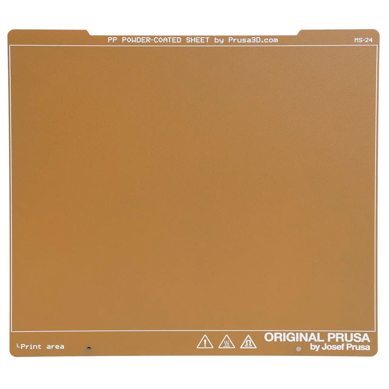 Стіл Prusa PP powder-coated Print Sheet, двосторонній, 254*240*0.7мм, (оригінал, 15261)