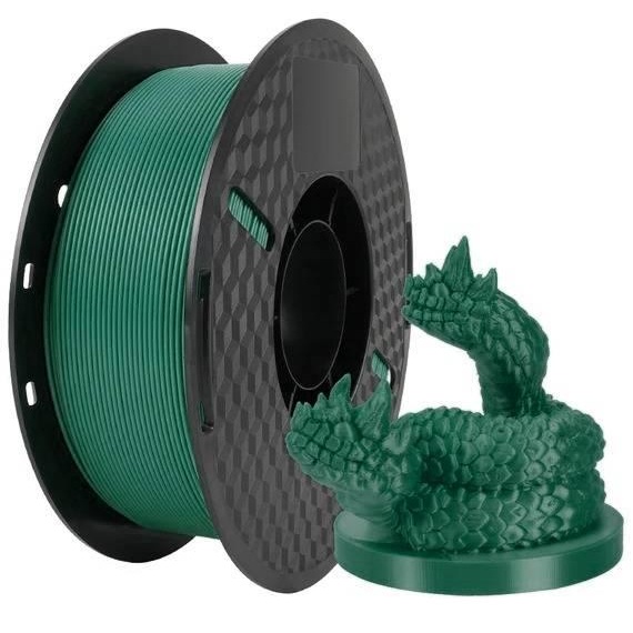 Філамент Kingroon PETG Dark Green, 1.75мм, 1кг, темно-зелений