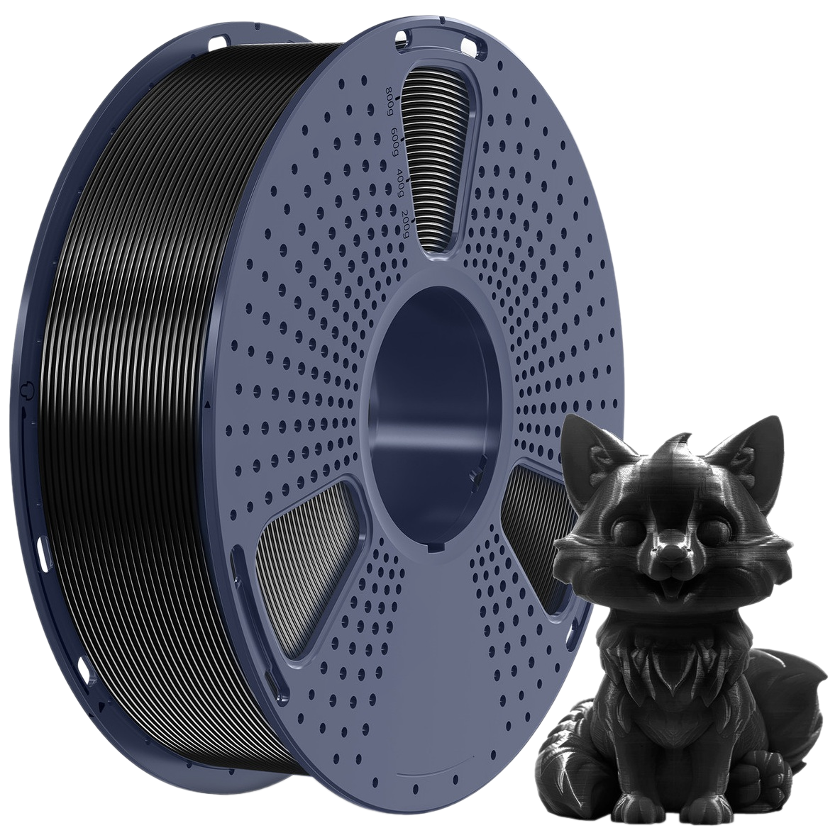 Філамент Sunlu PETG Black, 1.75мм, 1кг, чорний