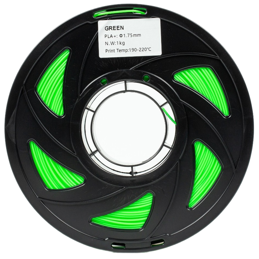 Філамент UA3D PLA+ Green, 1.75мм, 1кг, зелений
