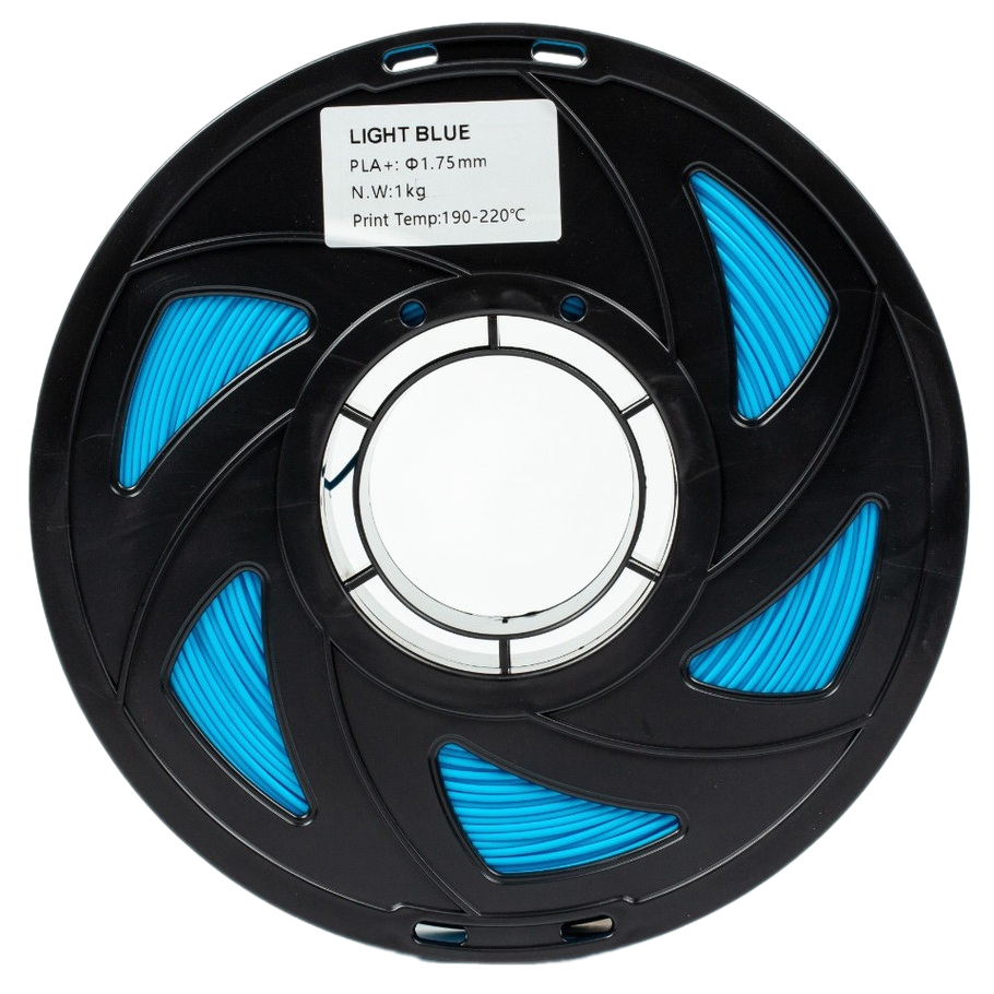 Філамент UA3D PLA+ Light Blue, 1.75мм, 1кг, блакитний