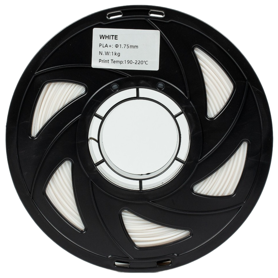 Філамент UA3D PLA+ White, 1.75мм, 1кг, білий