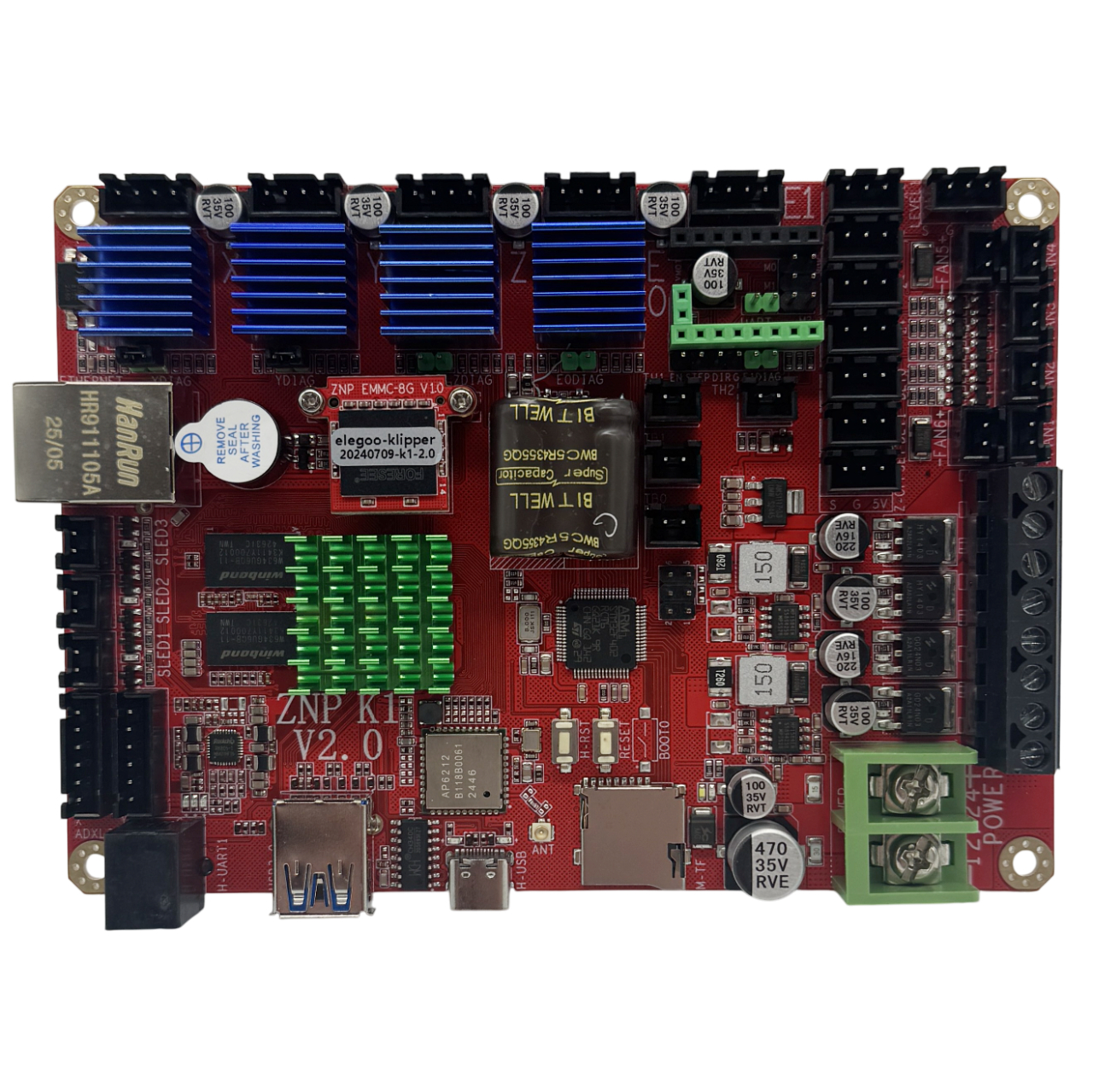 Материнська плата ZNP K1 v2.0 для Elegoo Neptune 4 Plus/ 4 Max, (оригінал, 01.201.0030)