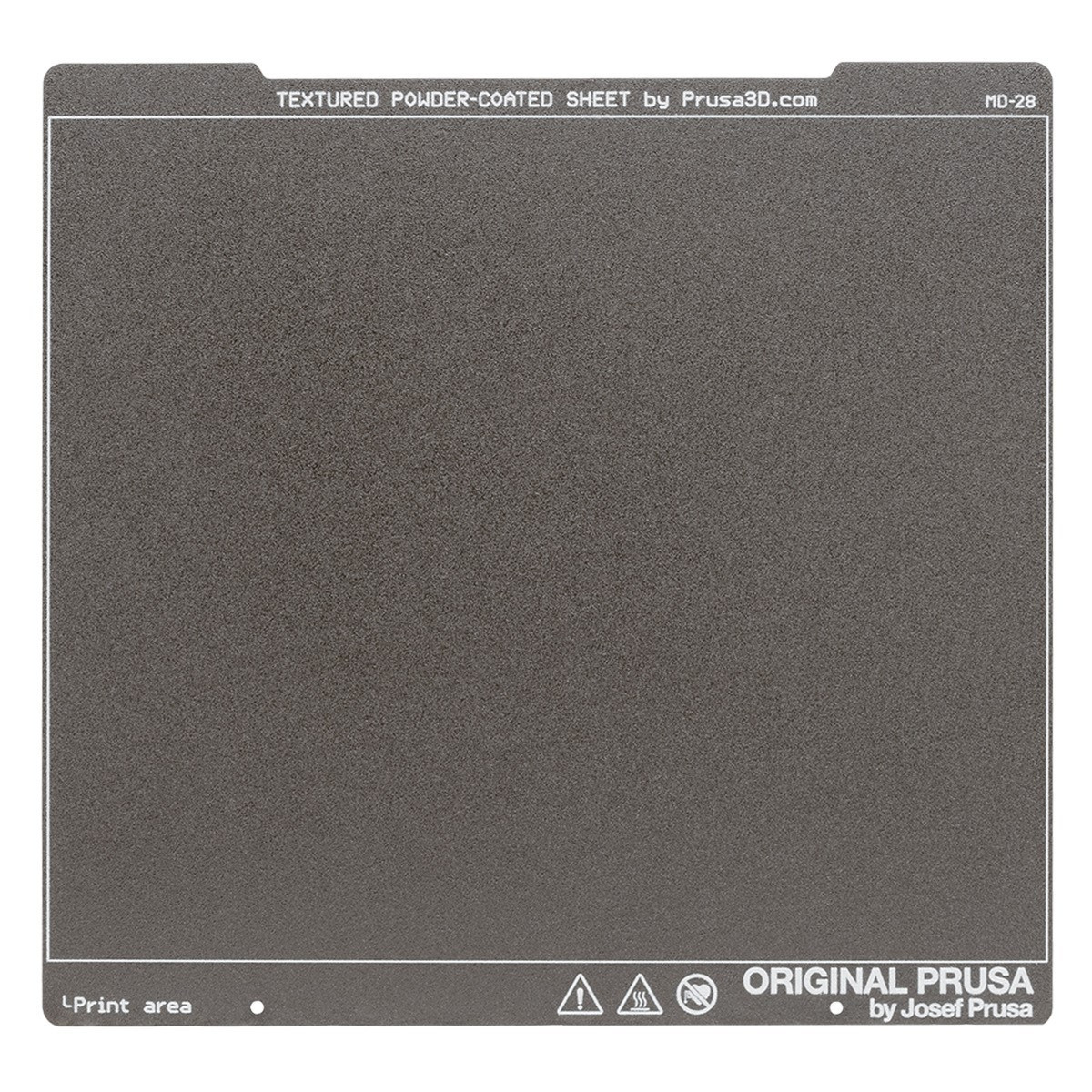 Стол Prusa Textured Powder-coated Steel Sheet двухсторонний, 254*240*0.65мм, (оригинал, 11397)