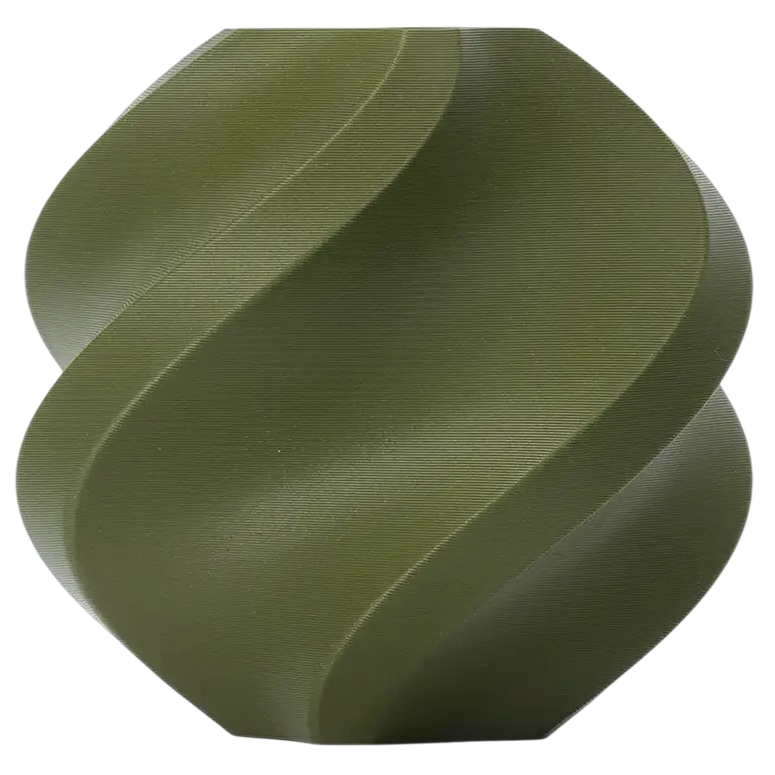 Філамент Bambu Lab PLA Matte Dark Green, 1.75мм, 1кг, без котушки, темно-зелений