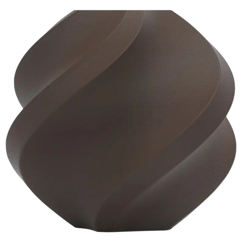 Филамент Bambu Lab PLA Matte Dark Chocolate, 1.75мм, 1кг, без катушки, темный шоколад