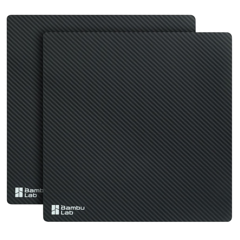 Комплект пленок Bambu Lab Carbon Fiber Sheets для X1/ P1/ A1, текстурированные, (FAP017), 2шт.