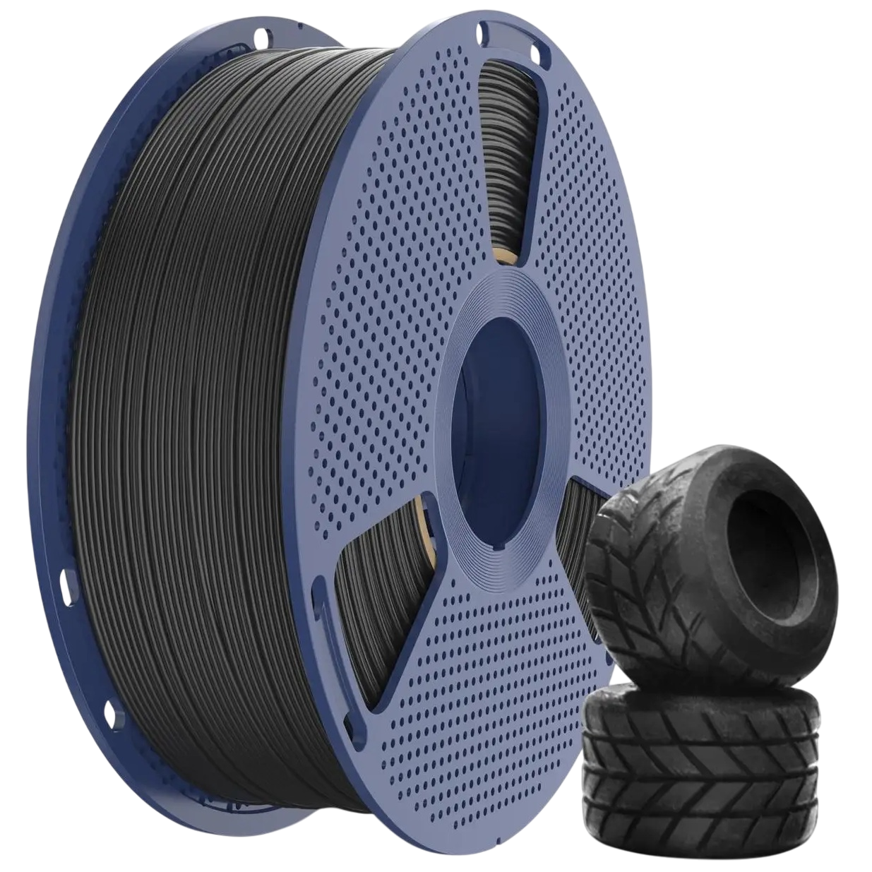 Філамент Sunlu TPU 95A Black, 1.75мм, 1кг, чорний
