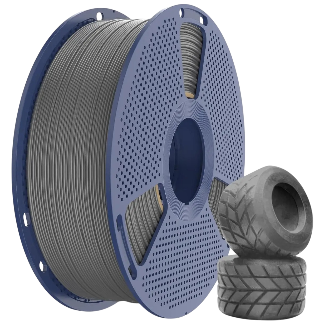 Філамент Sunlu TPU 95A Grey, 1.75мм, 1кг, сірий