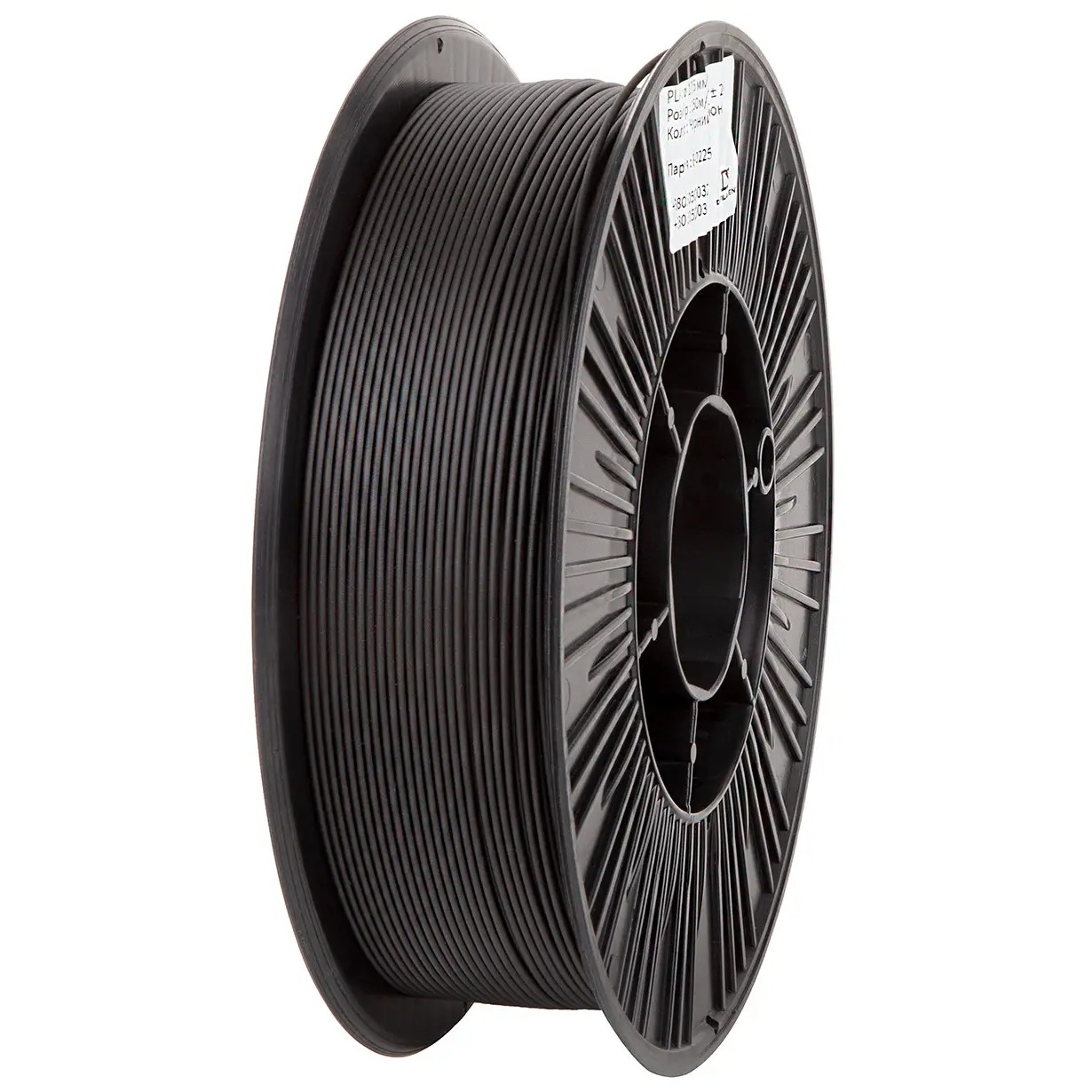 Филамент DSF PLA Black, 1.75мм, 0.75кг, черный