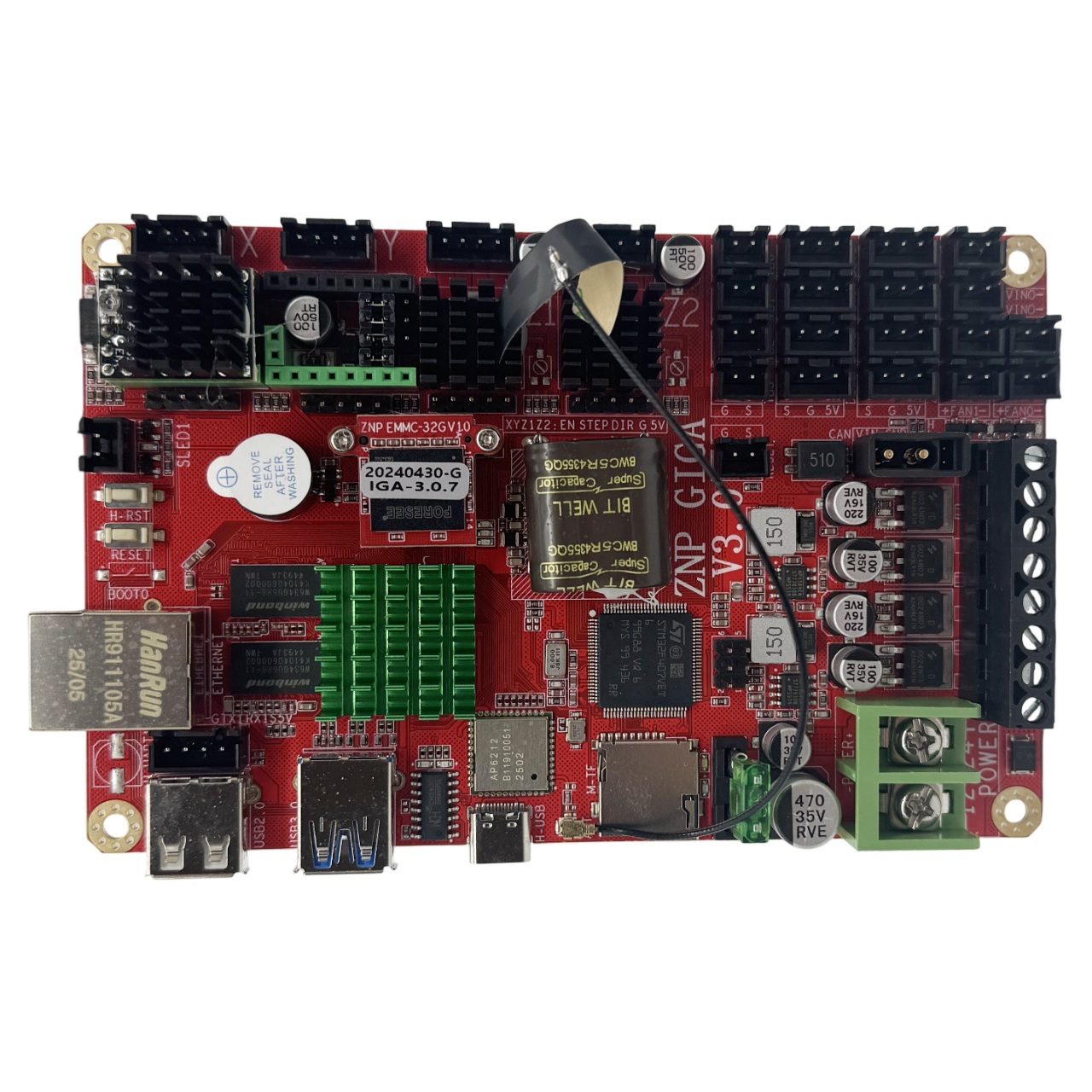 Материнська плата ZNP GIGA v3.0 для Elegoo OrangeStorm Giga, (оригінал, 01.201.0052)