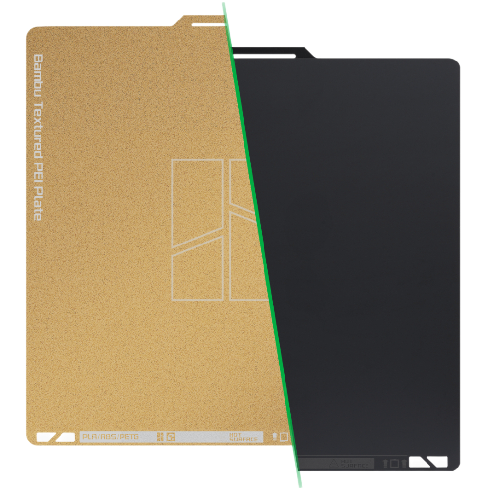 Пластина Bambu Lab Dual-Texture PEI Plate для A1 mini, гладкое+текстурированное PEI покрытие, 180*180мм, (FAP012)