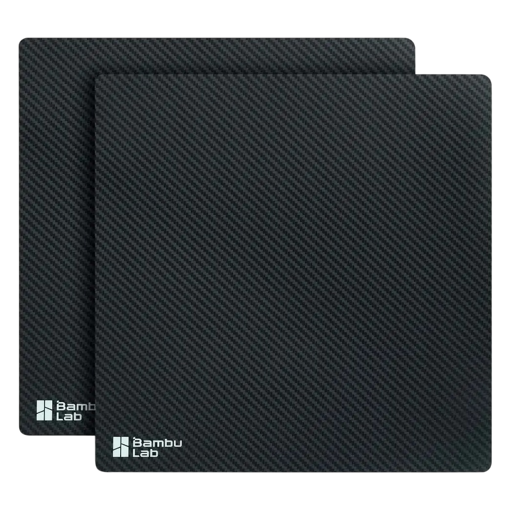 Комплект текстурованих плівок Carbon Fiber Sheets для Bambu Lab A1 mini, (оригінал, FAP021), 2шт.