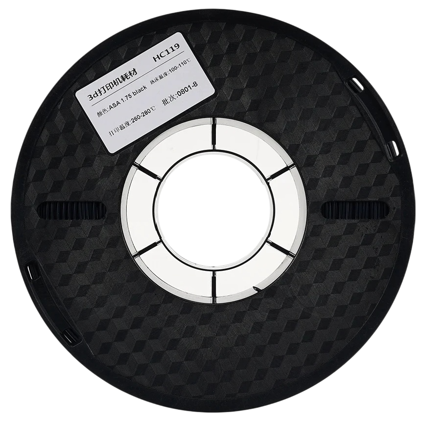 Пластик Kingroon ASA Black, 1.75мм, 1кг, чорний