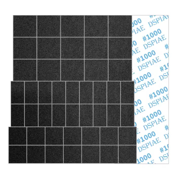 Шлифовальная бумага DSPIAE MSP-ES10 #1000, 70*80мм, (5шт.)