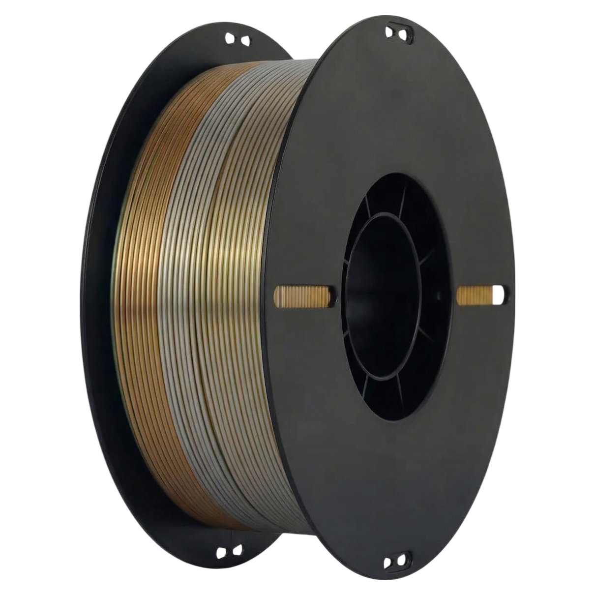 Філамент Kingroon Silk PLA Golden Silver, 1.75мм, 1кг, золотий/ cріблястий