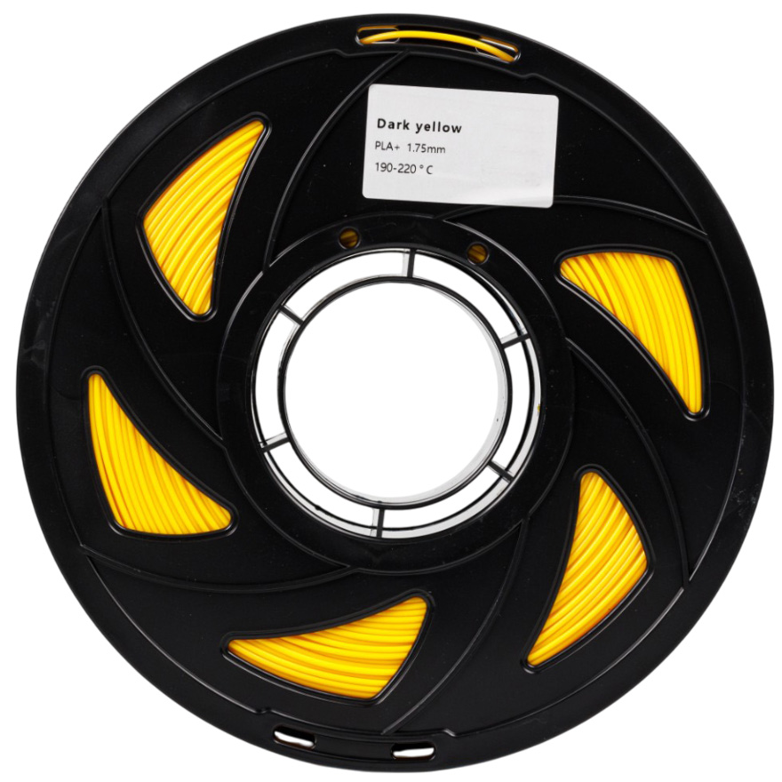 Філамент UA3D PLA+ Dark Yellow, 1.75мм, 1кг, темно-жовтий