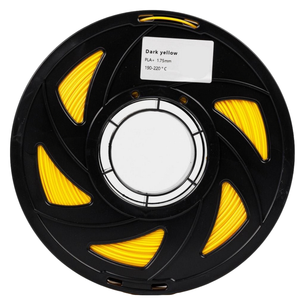 Филамент UA3D PLA+ Dark Yellow, 1.75мм, 1кг, темно-желтый
