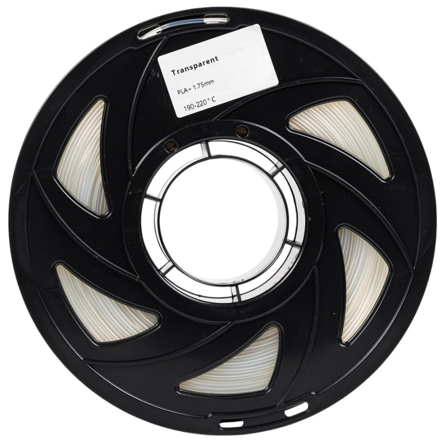 Філамент UA3D PLA+ Transparent Natural, 1.75мм, 1кг, прозорий