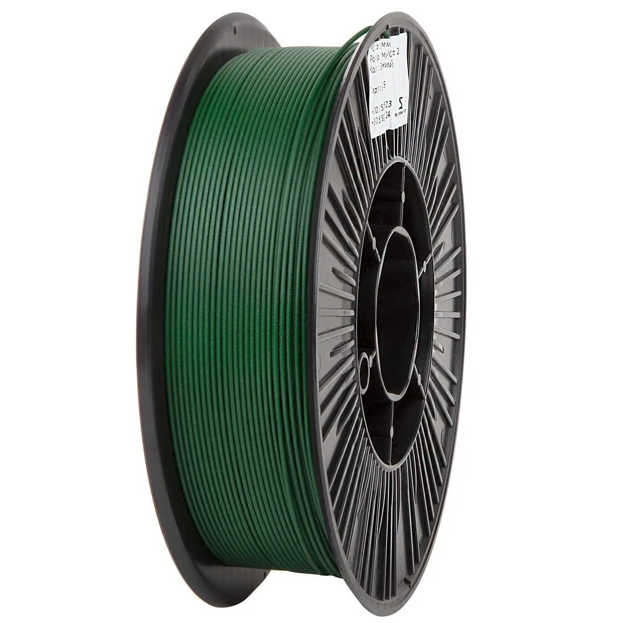 Пластик DSF PLA Green, 1.75мм, 0.75кг, зелений