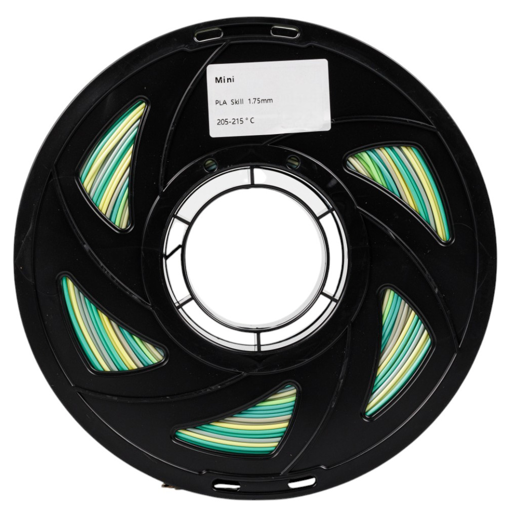Філамент UA3D PLA Silk Rainbow Mini, 1.75мм, 1кг, веселка