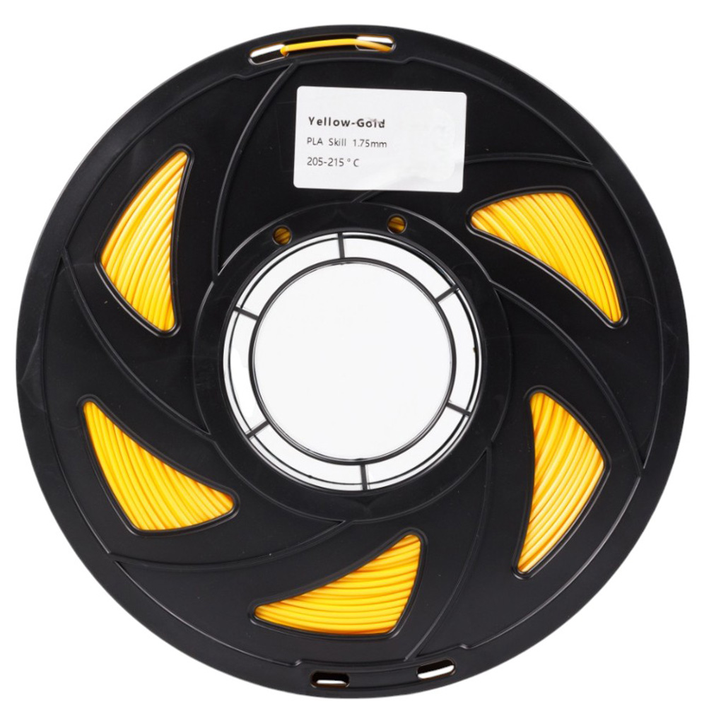 Філамент UA3D PLA Silk Yellow-Gold, 1.75мм, 1кг, жовто-золотистий