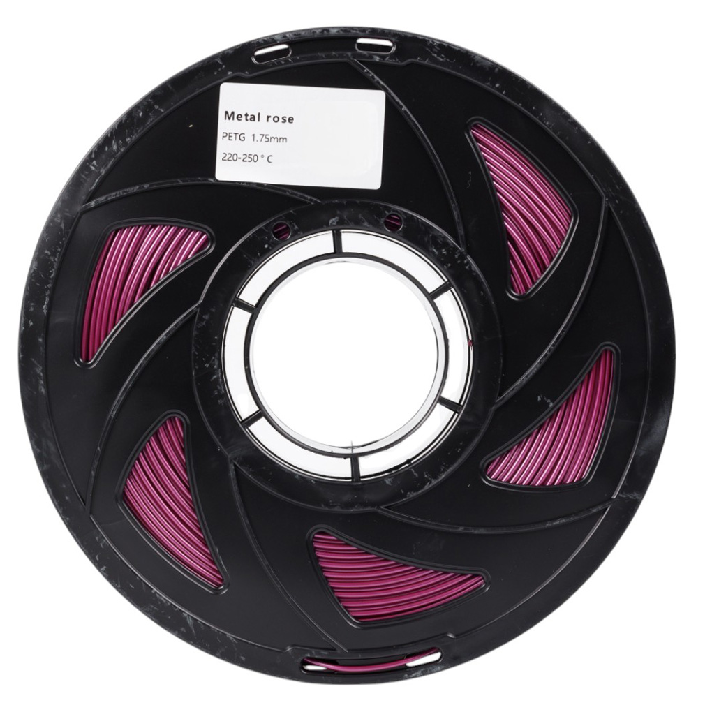Філамент UA3D PETG Metal Rose, 1.75мм, 1кг, трояндовий металік