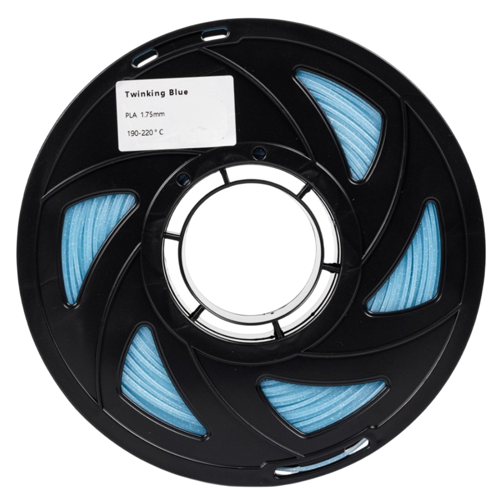 Філамент UA3D PLA+ Twinking Brilliant Blue, 1.75мм, 1кг, блискучий блакитний
