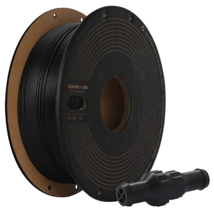 Филамент Bambu Lab PPS-CF Black, 0.75кг, 248м, черный