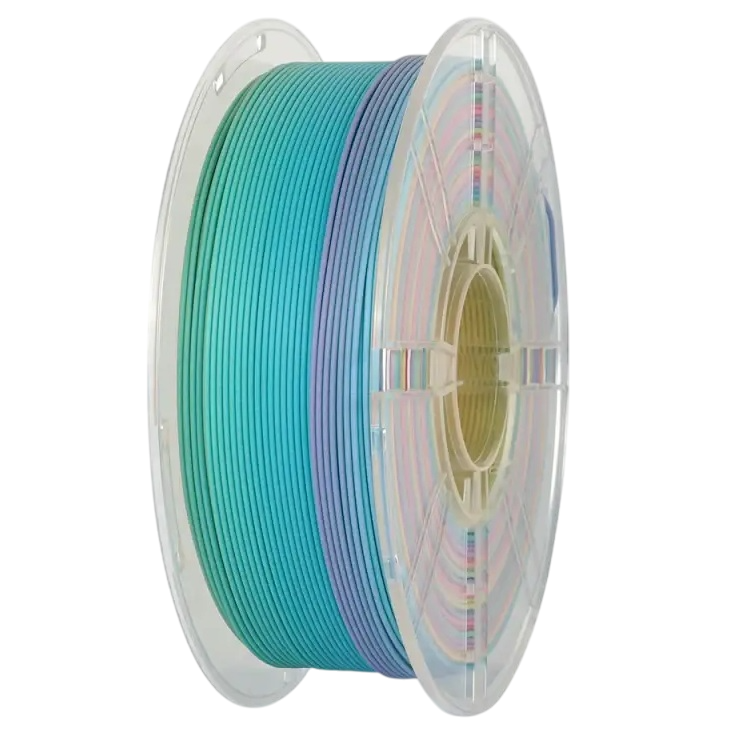 Філамент Kingroon Silk PLA Lovely Rainbow, 1.75мм, 1кг, чарівна веселка