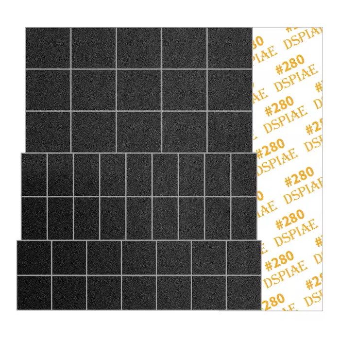 Шлифовальная бумага DSPIAE MSP-ES02 #280, 70*80мм, (5шт.)