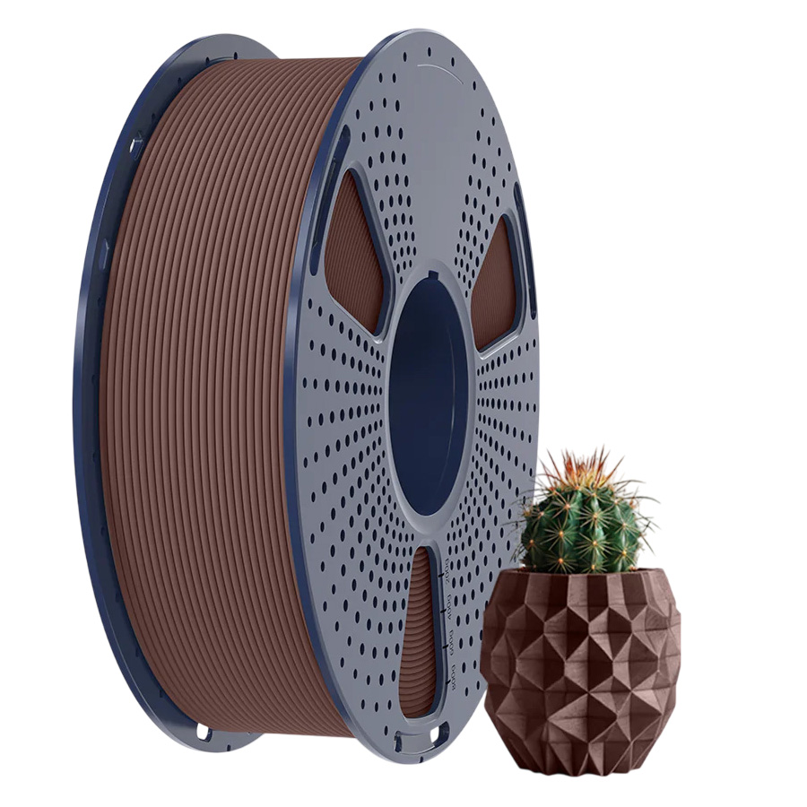 Филамент Sunlu PLA Cherry Wood, 1.75мм, 1кг, вишневое дерево, наполненный древесиной