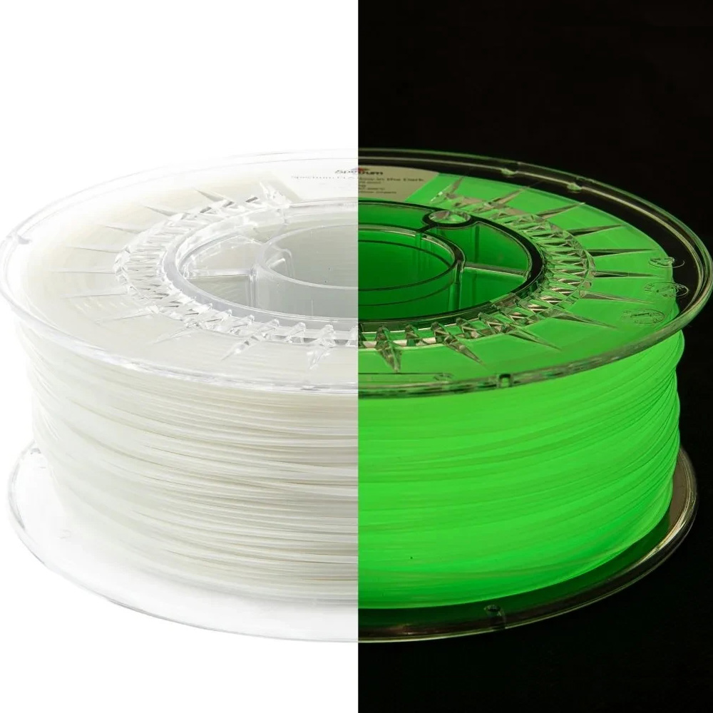 Філамент Tronxy PLA Glow In the Dark White to Green, 1.75мм, 1кг, зелений