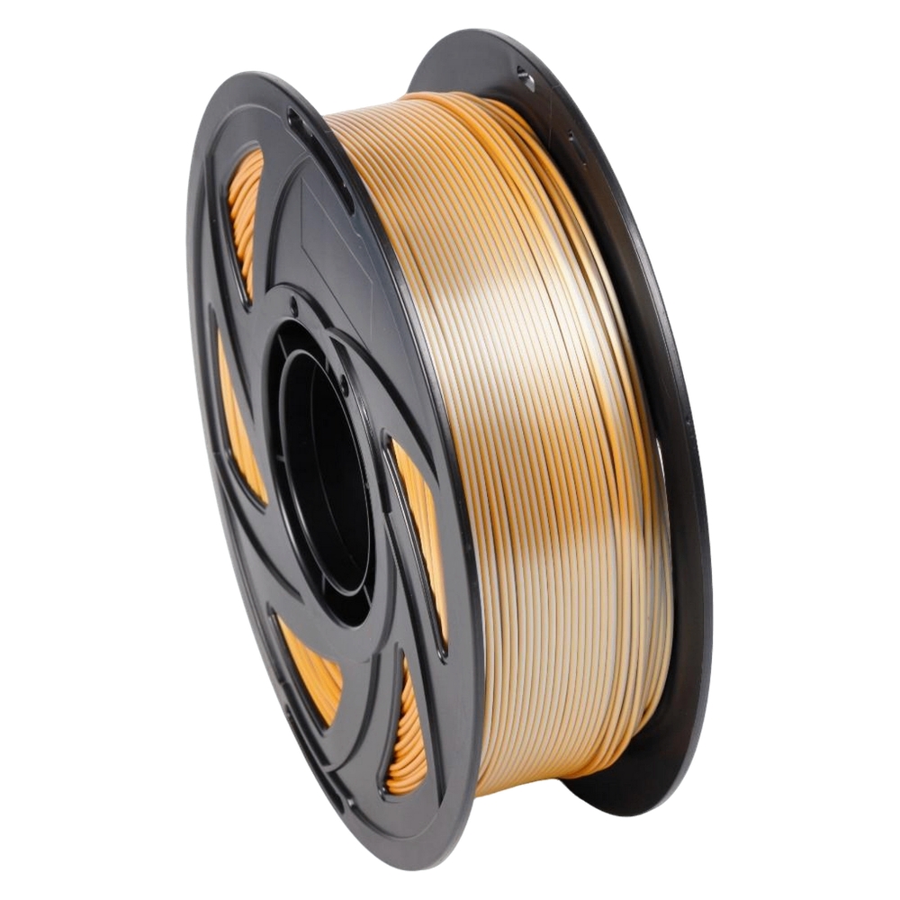 Филамент 1.75 мм для 3D-печати UA3D PLA Silk Dual Color  GOLD+SILVER