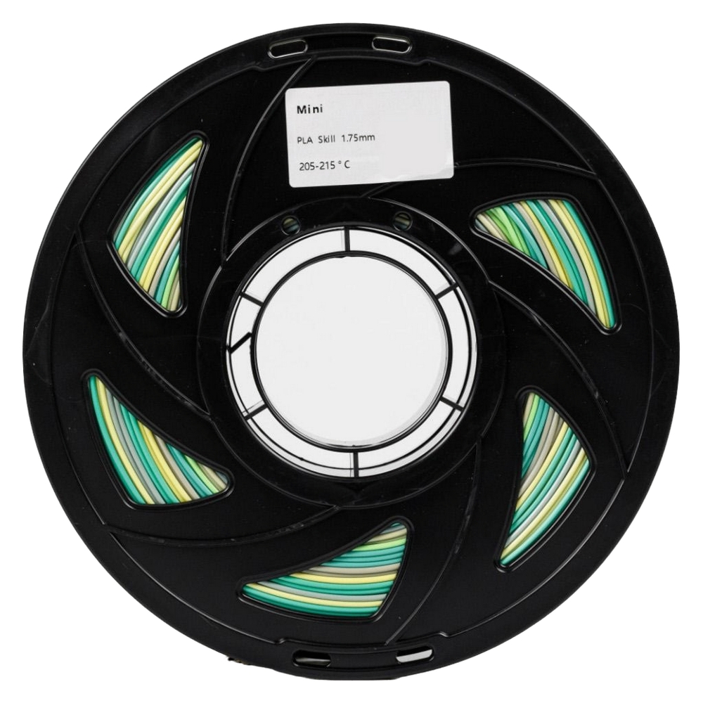 Філамент UA3D PLA Silk Rainbow Mini, 1.75мм, 1кг, веселка