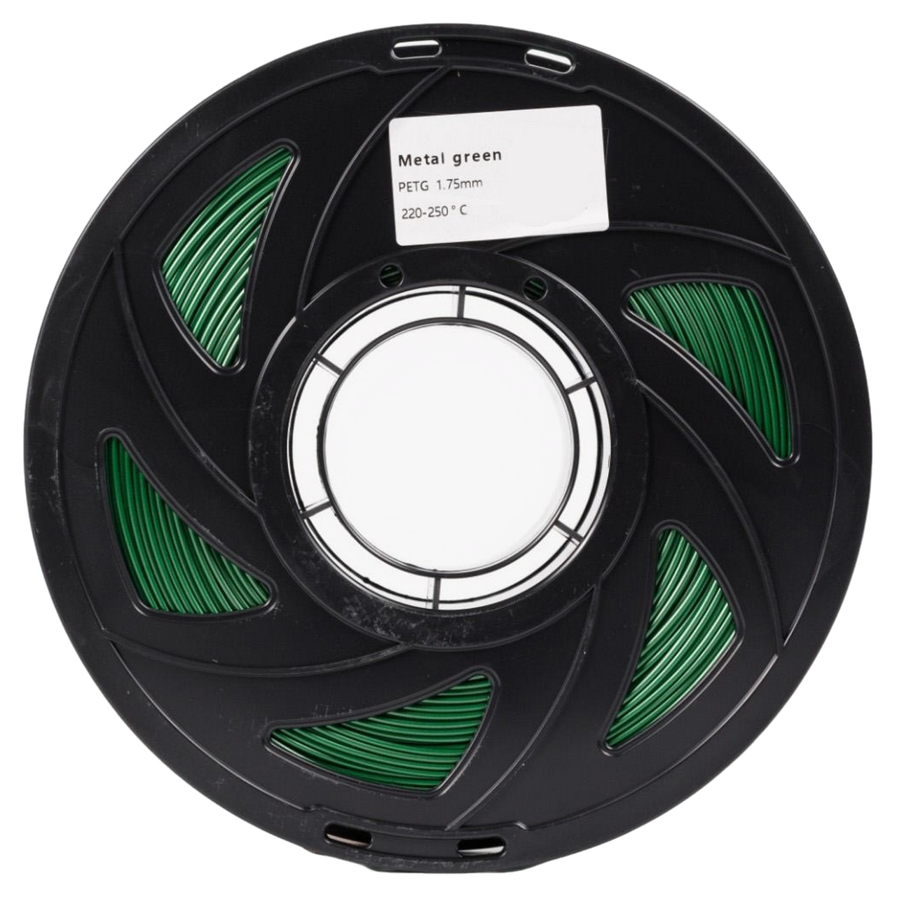 Філамент UA3D PETG Metal Green, 1.75мм, 1кг, зелений металік