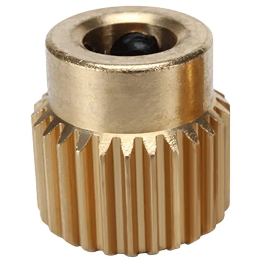 Шестерня екструдера Kingroon MK8, 26 зубців, латунь