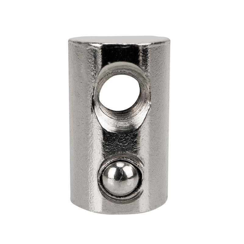 Гайка пружинна Т-подібна Kingroon, тип 20, M4*14*8*4.2, вуглецева сталь з нікелевим покриттям